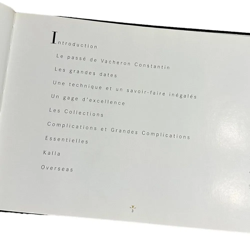 Vintage Y2K Vacheron Constantin Les Collections - Watchmaker Book
